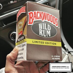 BACKWOODS WILD RUM 8 PACKS OF CIGARS
